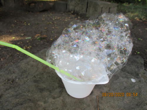 Experimente Blubberblasen